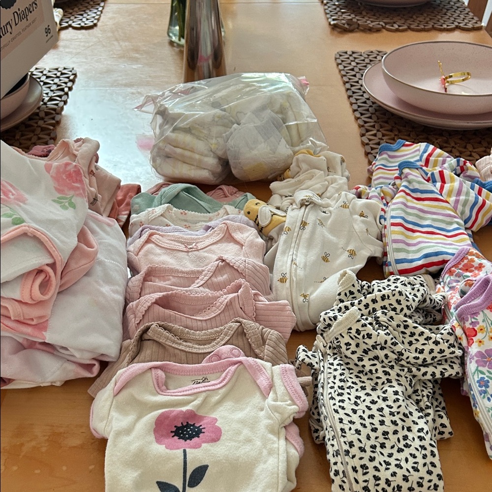 Carter's Kids Matching Sets - Pink, White, Multicolor